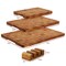 Megachef 3 Piece Bamboo Checkered Pattern Cutting Board Set with Storage Holder 750123804M - alternate 9