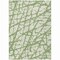 Homeroots 5' X 8' Green And Ivory Abstract Washable Indoor Outdoor Area Rug 614342 - alternate 8