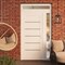 Vdomdoors Front Exterior Prehung Metal-Plastic Door, Manux 8415 White Silk, Side and Top Sidelite Transom, Of MANUX8415EXD-WS-W30+12xH80+14-LH - alternate 4
