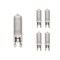 Bulbrite Mini Halogen T4 Bi-Pin Base G9 Light Bulb, 40 Watt, Frost 120V, 5PK 860835 - alternate 1