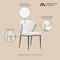 Manhattan Comfort Kirsten Dining Chair in White, 4PK 2-DC098-WH - alternate 9