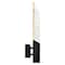 Cwi Lighting Petra Integrated LED 22in Sand Black Indoor-Outdoor Wall Light with Handcrafted Glass 1723W22-1-101-A - alternate 8