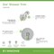 Symmons Dia HydroMersion Multi Spray Single Handle Shower Trim Kit with Escutcheon (Valve Not Included) 3591B15TRM - alternate 3