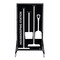 5S Supplies Housekeeping Shadow Board Broom Station V10, Black / White, Kit + Stand HSB-V10-BLACK/WHITE-KIT-STAND - alternate 1