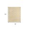 Homeroots 8' X 10' Beige And Ivory Geometric Indoor Outdoor Area Rug 573063 - alternate 9