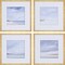 Homeroots Set Of Four Shores Gold Framed Print Wall Art, 4PK 416710 - alternate 1
