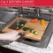 Classic Cuisine Cutting Board w/ Strainer 2 in 1 Adjustable Bamboo Chopping Board w/ Removable Colander 83-3708V-NW - alternate 10