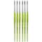 Da Vinci FIT Synthetics Student Brush, Synthetic, Acrylic & Tempera, Round, Series 373, Size 8, 6PK VA-373_8 - alternate 1