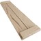 Ekena Millwork Rustic Two Board Joined Board-n-Batten Hand Hewn Faux Wood Shutters w/End Batten, 11W x 86H, PR SHUBJE11X86HHPR - alternate 18