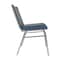 Flash Furniture HERCULES Heavy Duty Navy Vinyl Stack Chairs, 4PK 4-XU-60153-NVY-VYL-GG - alternate 9