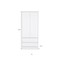 Homeroots 71" White Wood Two Door Two Drawer Combo Dresser 520128 - alternate 12