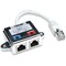 Intellinet Network Solutions MODULAR DISTRIBUTOR - NETWORKING / PORTS QTY: 2 - ALLOWS YOU TO ONLY LAY ONE CAB 504195 - alternate 3