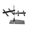 Pyle Pyle Portable Dual Laptop Stand - Adjustable Height, Ergonomic Design, for DJ Mixer, Gaming, Home PLPTS45 - alternate 1