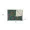 Homeroots 50" X 70" Green and Pink Kantha Cotton Paisley Throw Blanket with Embroidery 332337 - alternate 6
