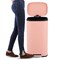 Happimess Connor Rectangular 13.2-Gallon Trash Can with Soft-Close Lid and FREE Mini Trash Can, Flamingo Pink HPM1006G - alternate 10