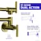 Anzzi Braccia Series 24in Wall Mounted Pot Filler in Brushed Brass KF-AZ258BG - alternate 10