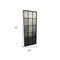 Homeroots 72" Black Metal Framed Full Length Antiqued Glass Hanging Mirror 489208 - alternate 4