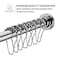 Anzzi 35-55 Inches Shower Curtain Rod with Shower Hooks in Polished Chrome AC-AZSR55CH - alternate 7