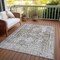 Homeroots 5' X 8' Chocolate Oriental Washable Indoor Outdoor Area Rug 607597 - alternate 7