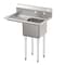 Koolmore 1 Compartment Stainless Steel NSF Commercial Kitchen Prep & Utility Sink with Drainboard SA151512-15L3 - alternate 8