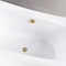 Kingston Brass 66-Inch Acrylic Rectangular Double Ended Freestanding Tub with Overflow/Drain Assembly VTSQ663422M2 - alternate 6