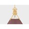 Hudson Valley Lighting Painted No. 2 16 in.Pendant in Aged Brass/Soft Crimson by Mark D. Sikes MDS352-AGB/CRN - alternate 7