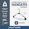 Lifemaster Heavy-Duty Plastic Hangers, Non-Slip, Space-Saving, Holds 5 lbs, Black, 10PK LMPLCBK10 - alternate 7