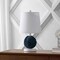 Jonathan Y Monkey Fist 18 in. Coastal Farmhouse Rope Ball LED Table Lamp, Navy Blue/White JYL6500B - alternate 8