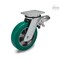 Elesa 452453 Castors bracket for heavy loads Soft polyurethane coating plate bracket, with 452453 - alternate 1