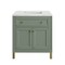 James Martin Vanities Chicago 30 in. Single Vanity, Smokey Celadon, w/ 3 CM Ethereal Noctis Silestone Top 503-V30-SC-3ENC - alternate 6