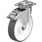 Blickle Swivel Plate Caster, PU, 8", Brake, Caster Wheel/Tread Material: Nylon/Thermoplastic Polyurethane LEX-POTH 200XK-14-FI - alternate 1