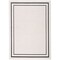 Homeroots 5' X 7' Ivory And Black Indoor Outdoor Area Rug 545531 - alternate 9