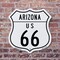 Signmission Arizona Route Marker Shield Sign Us 66, 6 inch X 6 inch, Plastic Sign, 2PK SHI-P-2PACK-6-360 - alternate 5