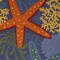 Homeroots 6' X 9' Orange Green And Blue Indoor Outdoor Area Rug 527627 - alternate 9