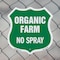 Signmission No Spray Shield Sign Organic Farm, 6 inch X 6 inch, Plastic Sign, 2PK SHI-P-2PACK-6-406 - alternate 6