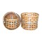 Homeroots Set of Three Natural Wicker And Galvanized Metal Woven Baskets, 3PK 636193 - alternate 7