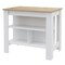 Homeroots White and Oak 41" Kitchen Island With Storage 535023 - alternate 7