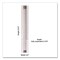 Pyramid Technologies Time Card Rack, 10 Pockets, Plastic, Light Gray 400-10 - alternate 5