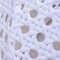 Leisuremod White Wicker Hanging 2 person Egg Swing Chair with Taupe/White Cushions ESC57WBG - alternate 5
