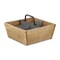 Homeroots 10" Brown Solid Wood And Metal Box 488034 - alternate 1