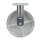 Vestil Cast Iron/Steel Rigid Caster 8 In. Diameter x 2 In. Width 1760 Lb. Capacity Silver CST-VE-8X2CI-R - alternate 9