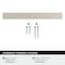 Amerock Augment 6-5/16 inch (160mm) Center-to-Center Satin Nickel Cabinet Pull, 10PK 10VMP37153G10 - alternate 4