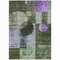 Homeroots 5' X 8' Olive Green Charcoal And Purple Geometric Washable Indoor Outdoor Area Rug 604337 - alternate 8