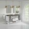 James Martin Vanities Breckenridge 60" Double Vanity, Bright White, w/ 3 CM Phantome Eclos Top 330-V60D-BW-3PHT - alternate 8