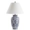 Jonathan Y Juliana 26.25" Chinoiserie Ceramic LED Table Lamp, Blue/White JYL8023A - alternate 8