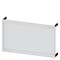 Siemens ALPHA 400/630 DIN assembly kit front cover for unequipped panel 40 mm 8GK4501-3KK33 - alternate 1