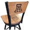 Holland Bar Stool Co 30" Blk Wrinkle Arizona Swivel Bar Stool, Laser Engraved Back L03830BWMedMplAArizUnMedMpl - alternate 1