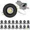 Nuwatt 3 Inch LED Black Gimbal Recessed Downlight 2700K-5000K Selectable Canless Light, Dimmable, 16PK NW-GMB-3-5CT-BLK-R-16P - alternate 1