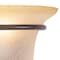 Vaxcel Monrovia 1 Light Bronze Flush Wall Sconce Cognac Glass WS35461RBZ/B - alternate 6