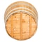 Real Wood Products 16.5 in. H X 26 in. W X 26 in. D Wood Half Wine Barrel Planter Natural G3054 - alternate 9